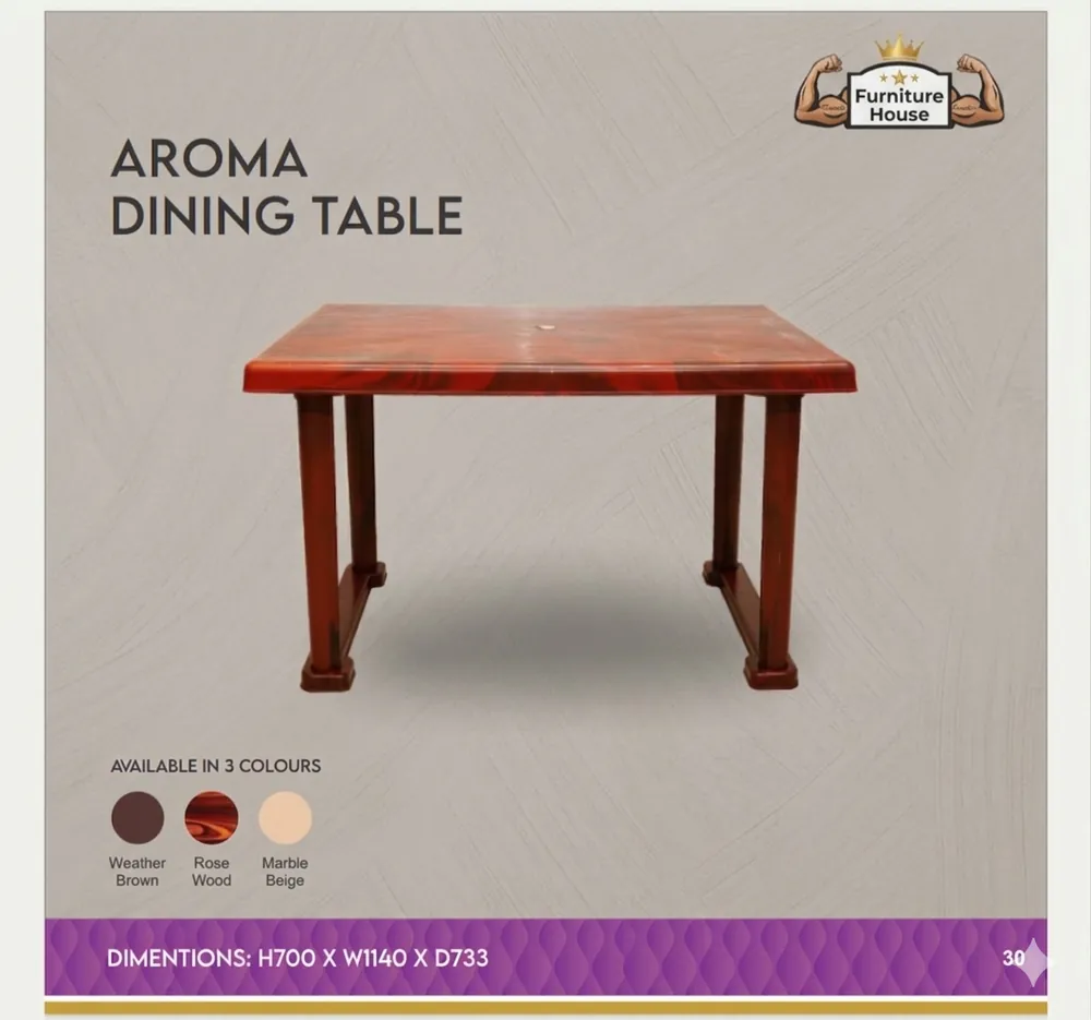 Aroma Plastic Dining Table