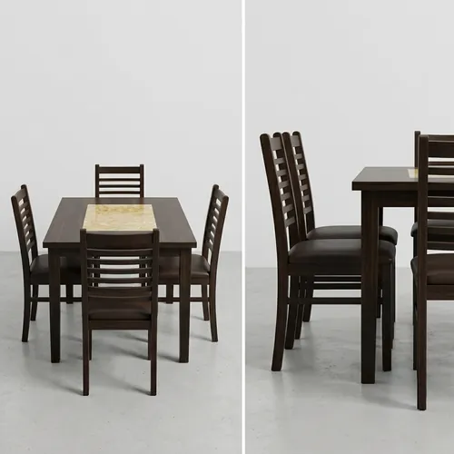 Distinctive Tile-Centre 4 Seater Dining Set