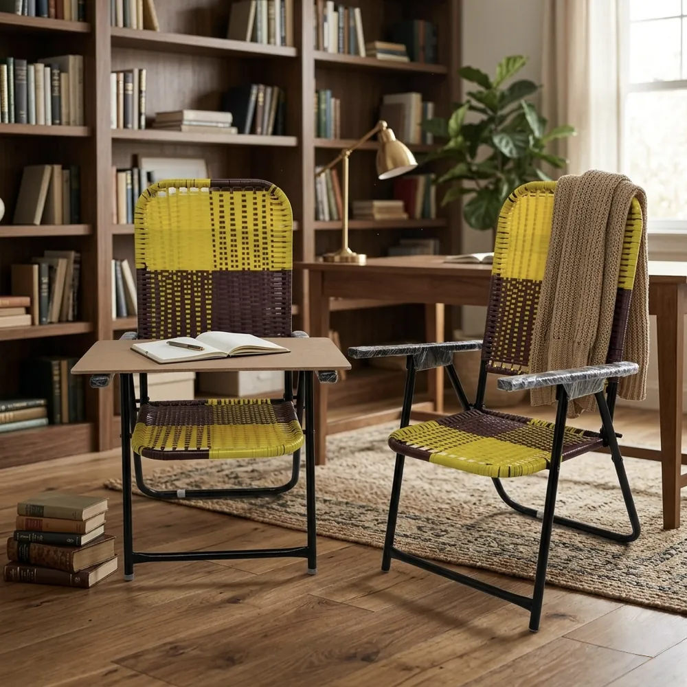 Folding Nawar Chair, Yellow