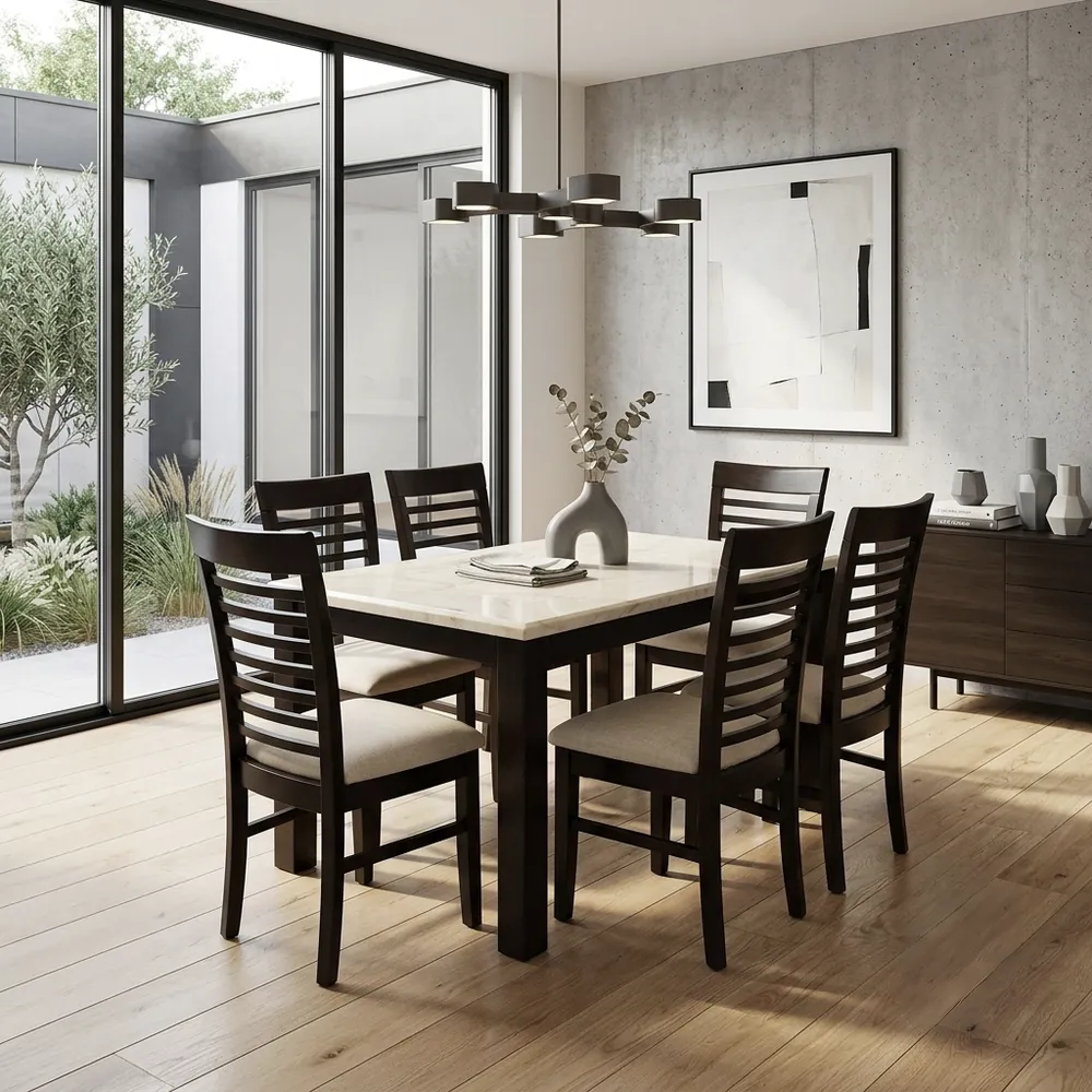 Marble Top Dining Collective (6 Seater)