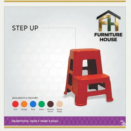 Step-Up Plastic Step Stool